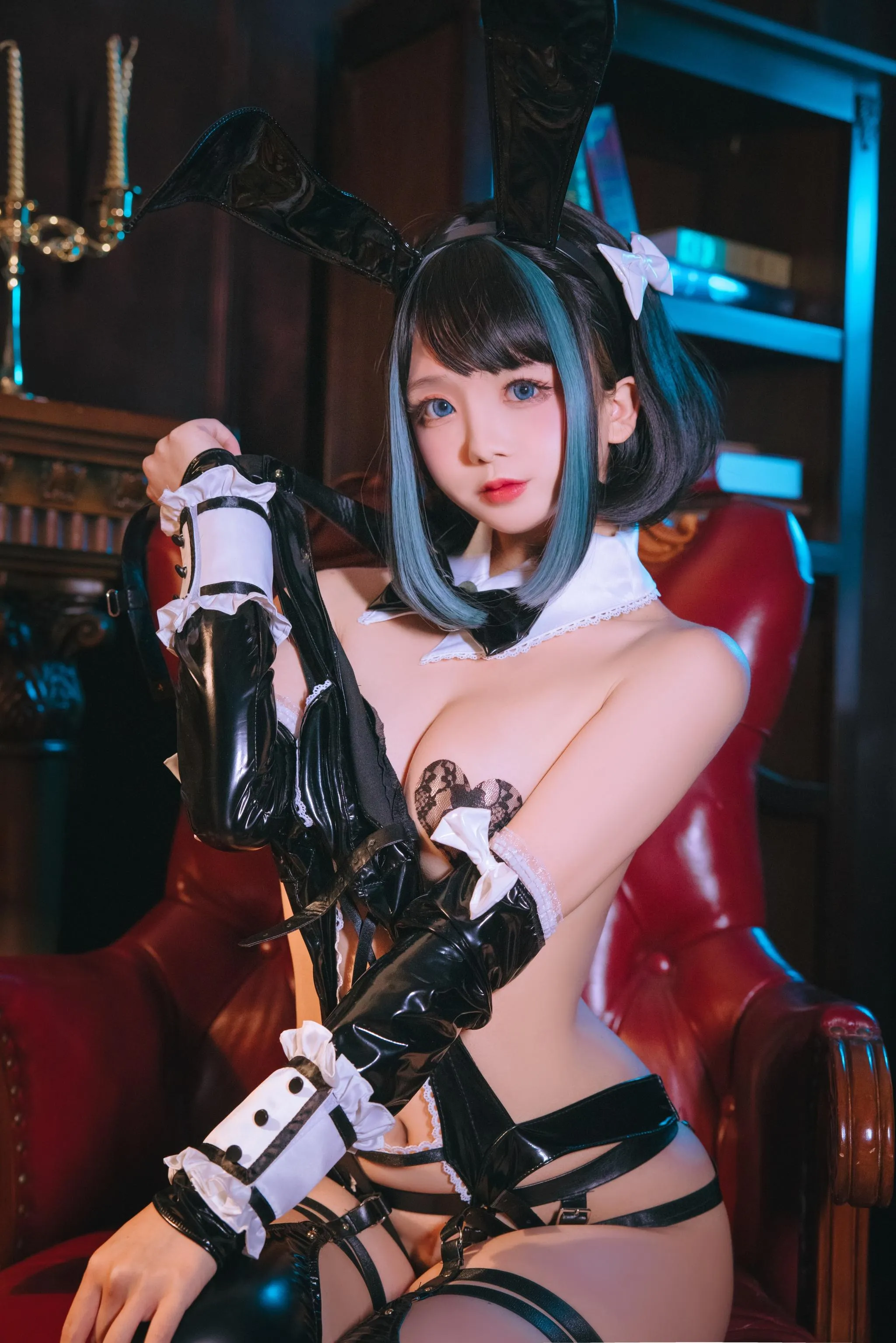 日奈娇 – NO.49 万圣恶魔皮衣 [41P]插图9